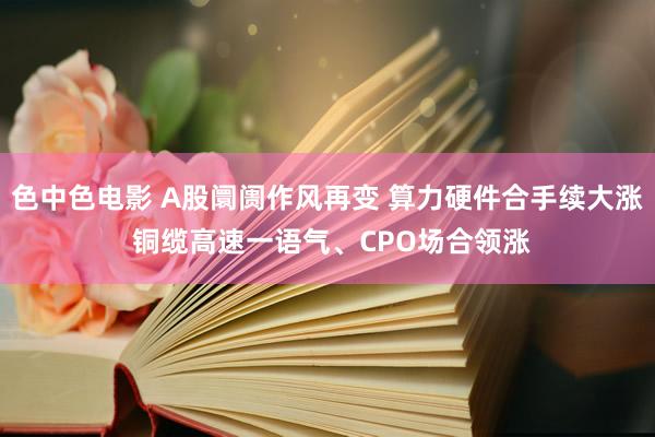 色中色电影 A股阛阓作风再变 算力硬件合手续大涨 铜缆高速一语气、CPO场合领涨