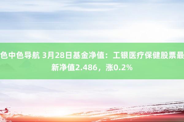 色中色导航 3月28日基金净值：工银医疗保健股票最新净值2.486，涨0.2%
