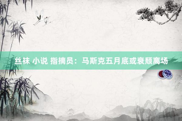 丝袜 小说 指摘员：马斯克五月底或衰颓离场