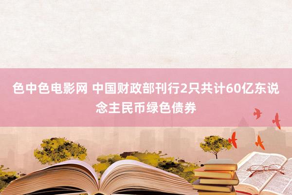 色中色电影网 中国财政部刊行2只共计60亿东说念主民币绿色债券