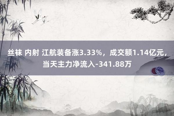 丝袜 内射 江航装备涨3.33%，成交额1.14亿元，当天主力净流入-341.88万